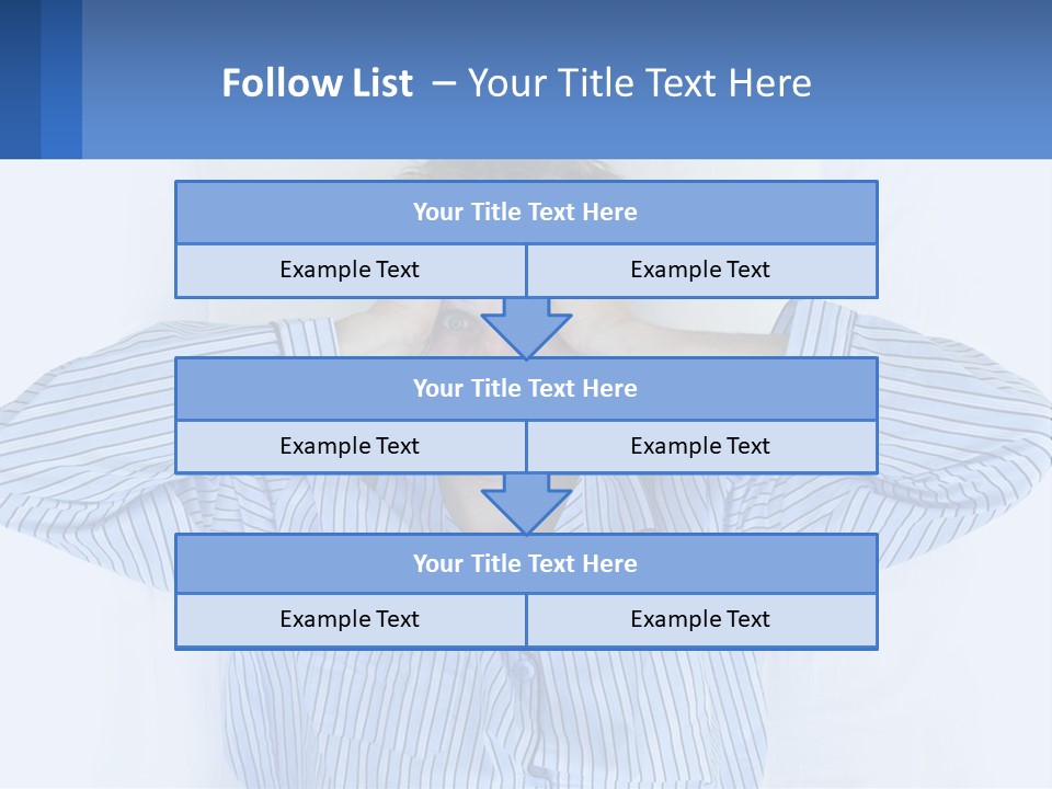 A Man Covering His Eyes While Laying In Bed PowerPoint Template