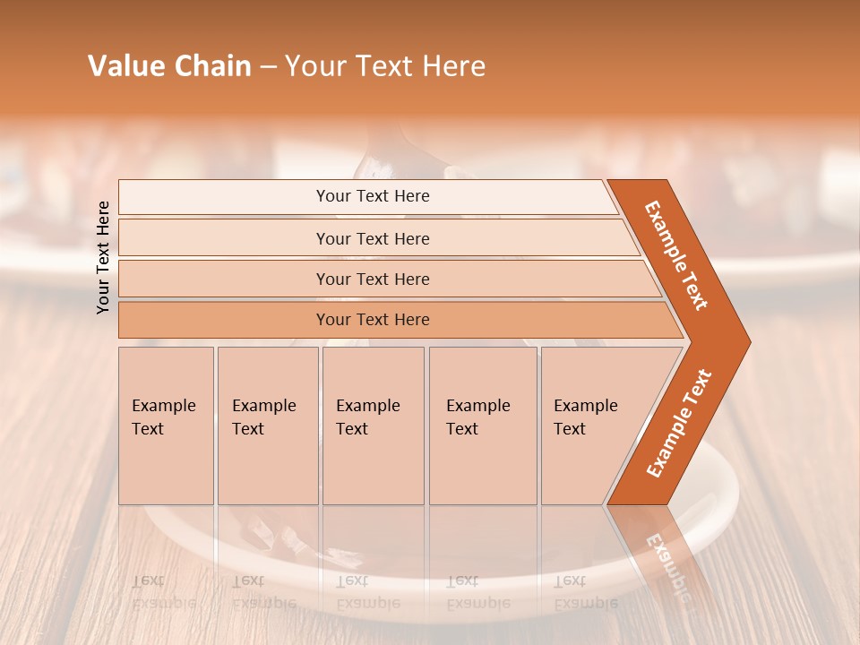 A Plate With Three Pieces Of Chocolate Covered Pears PowerPoint Template