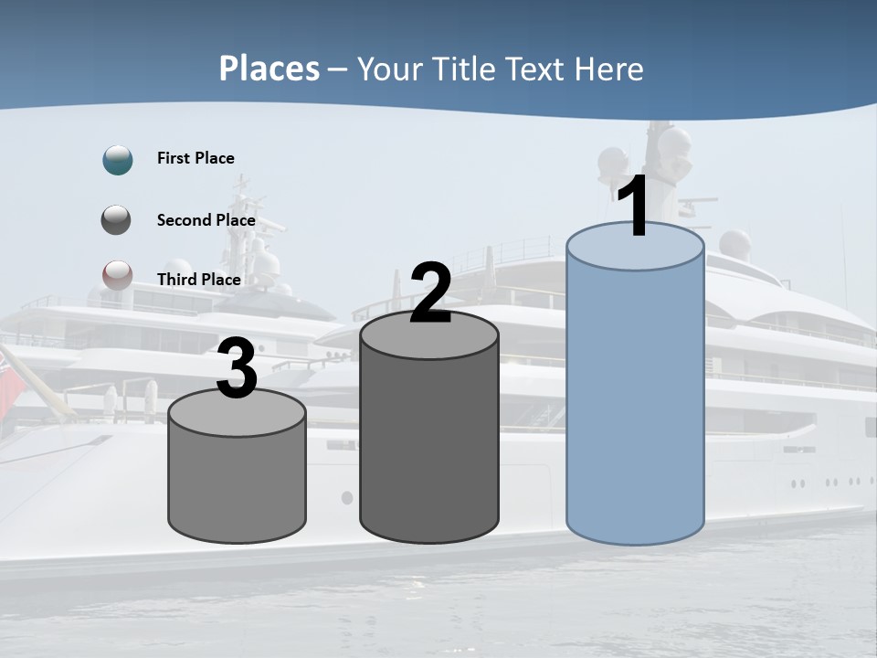 A Large White Boat In A Body Of Water PowerPoint Template