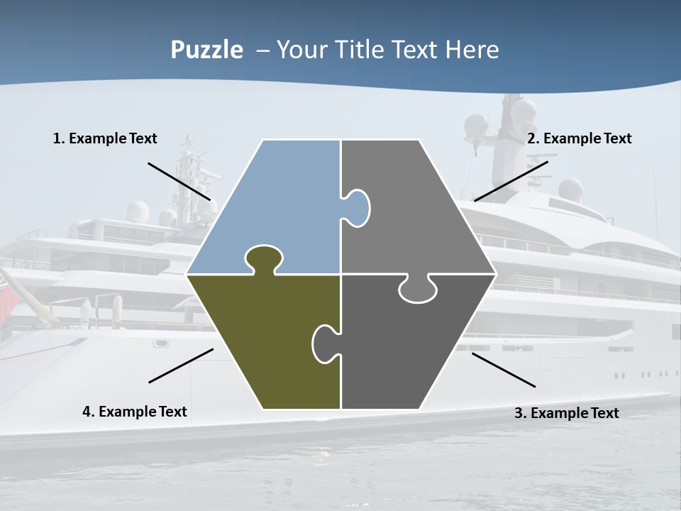 A Large White Boat In A Body Of Water PowerPoint Template