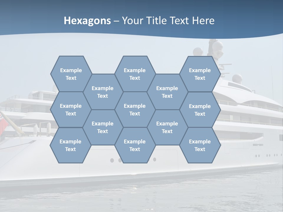 A Large White Boat In A Body Of Water PowerPoint Template