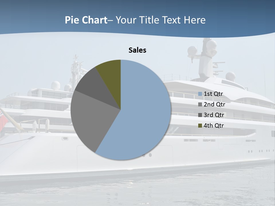 A Large White Boat In A Body Of Water PowerPoint Template