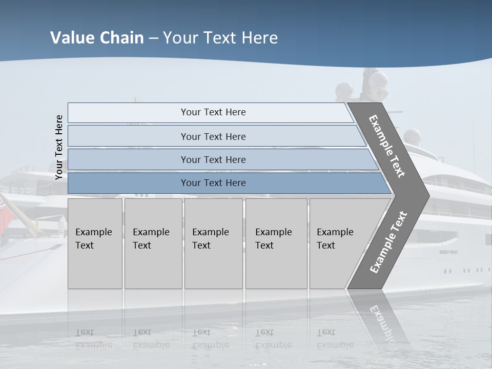 A Large White Boat In A Body Of Water PowerPoint Template