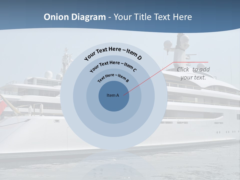 A Large White Boat In A Body Of Water PowerPoint Template