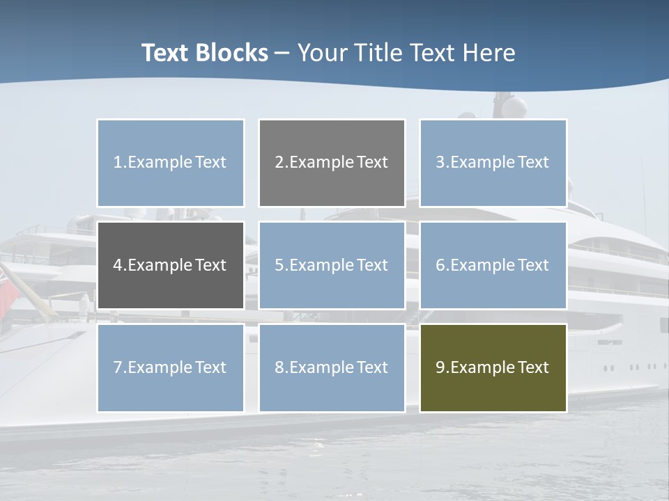 A Large White Boat In A Body Of Water PowerPoint Template