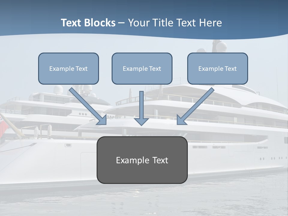 A Large White Boat In A Body Of Water PowerPoint Template