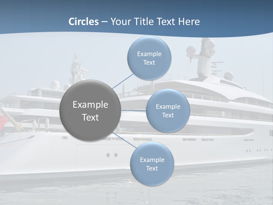 A Large White Boat In A Body Of Water PowerPoint Template