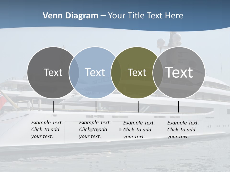 A Large White Boat In A Body Of Water PowerPoint Template