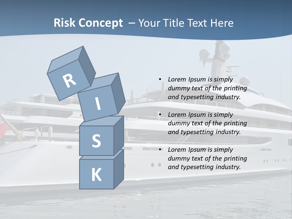 A Large White Boat In A Body Of Water PowerPoint Template