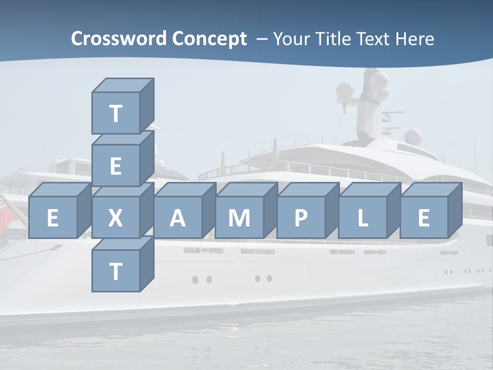 A Large White Boat In A Body Of Water PowerPoint Template