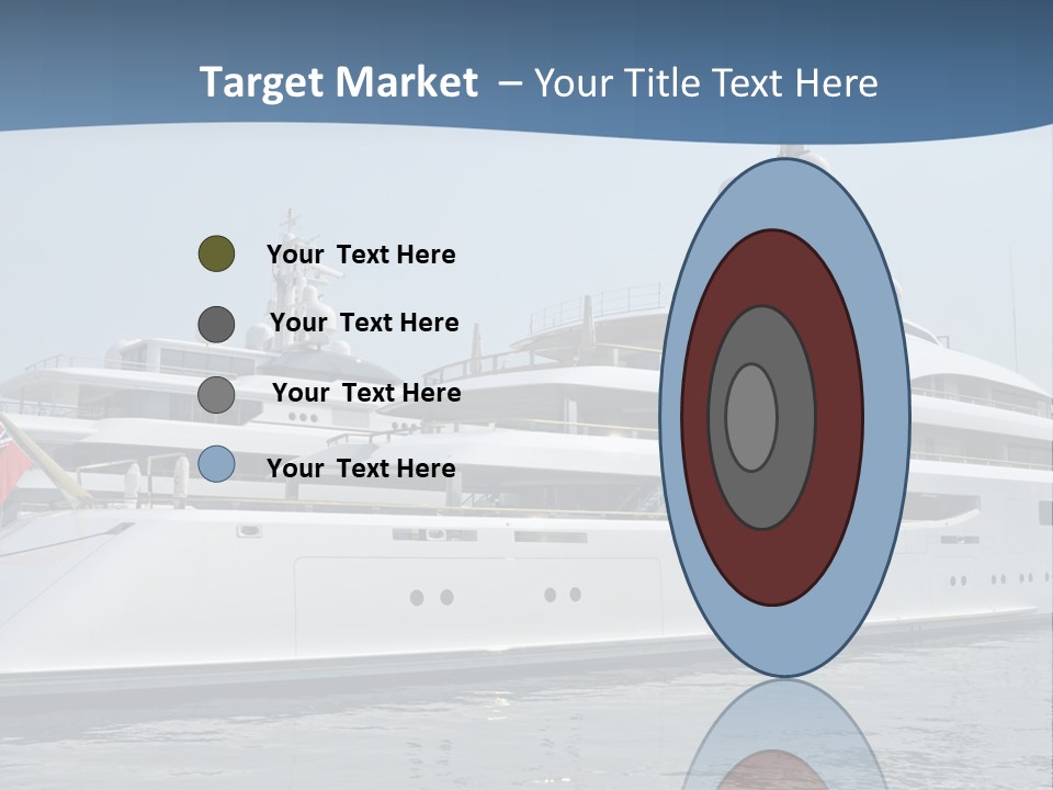 A Large White Boat In A Body Of Water PowerPoint Template