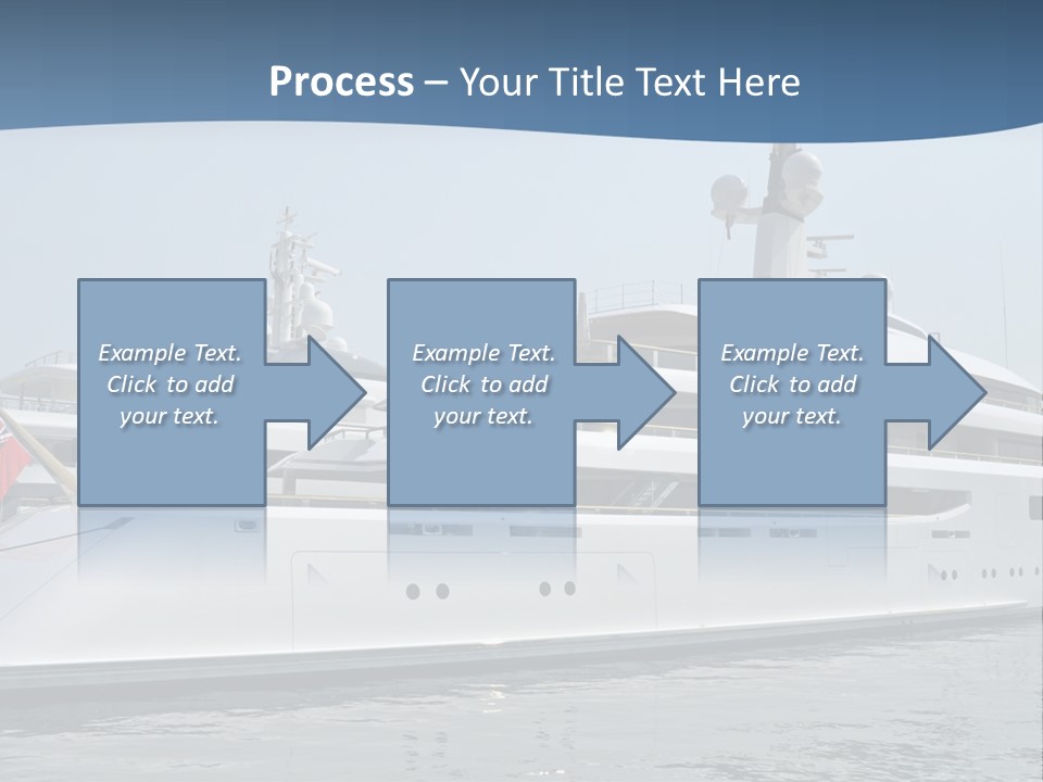 A Large White Boat In A Body Of Water PowerPoint Template