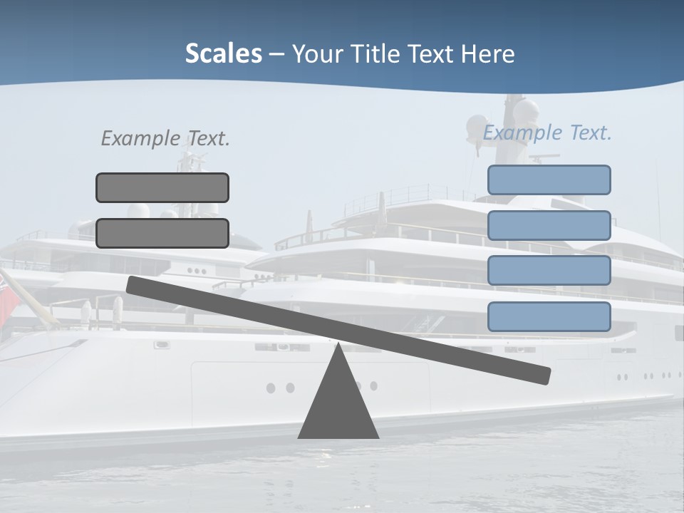 A Large White Boat In A Body Of Water PowerPoint Template