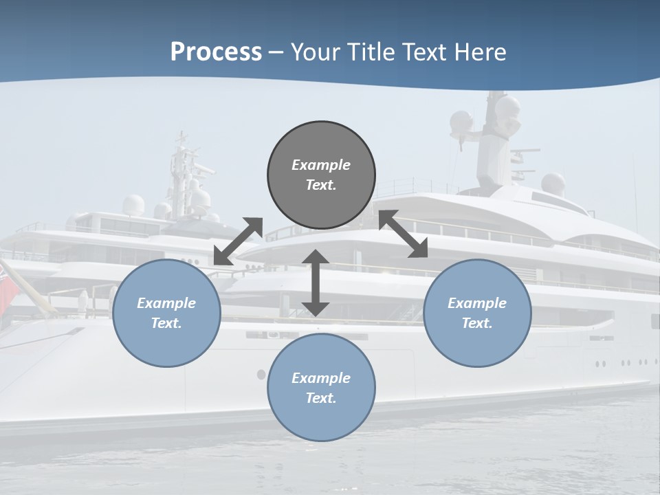 A Large White Boat In A Body Of Water PowerPoint Template