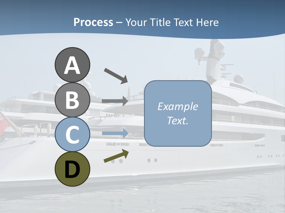 A Large White Boat In A Body Of Water PowerPoint Template