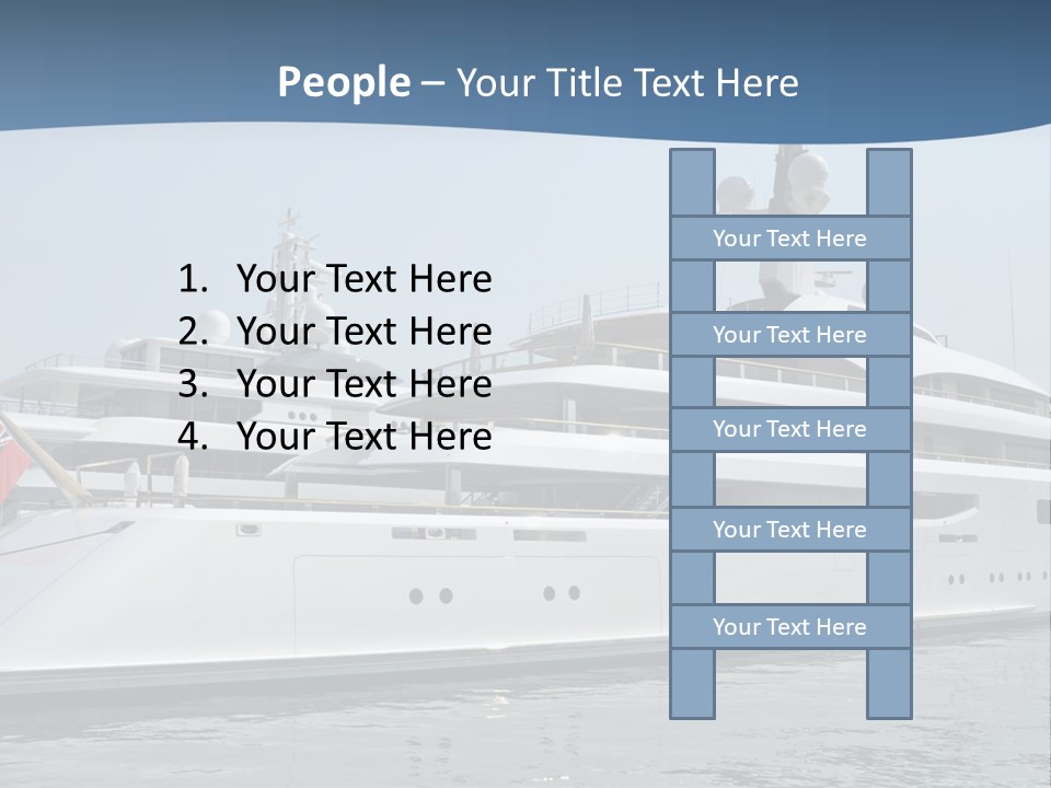 A Large White Boat In A Body Of Water PowerPoint Template