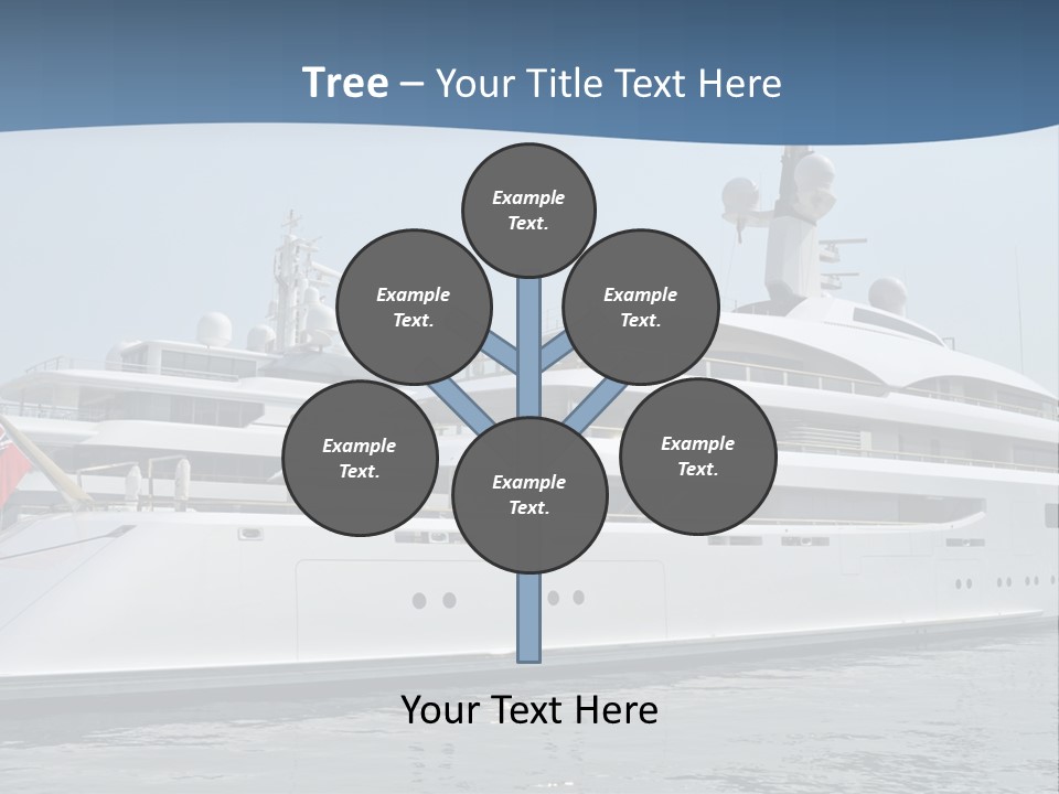 A Large White Boat In A Body Of Water PowerPoint Template
