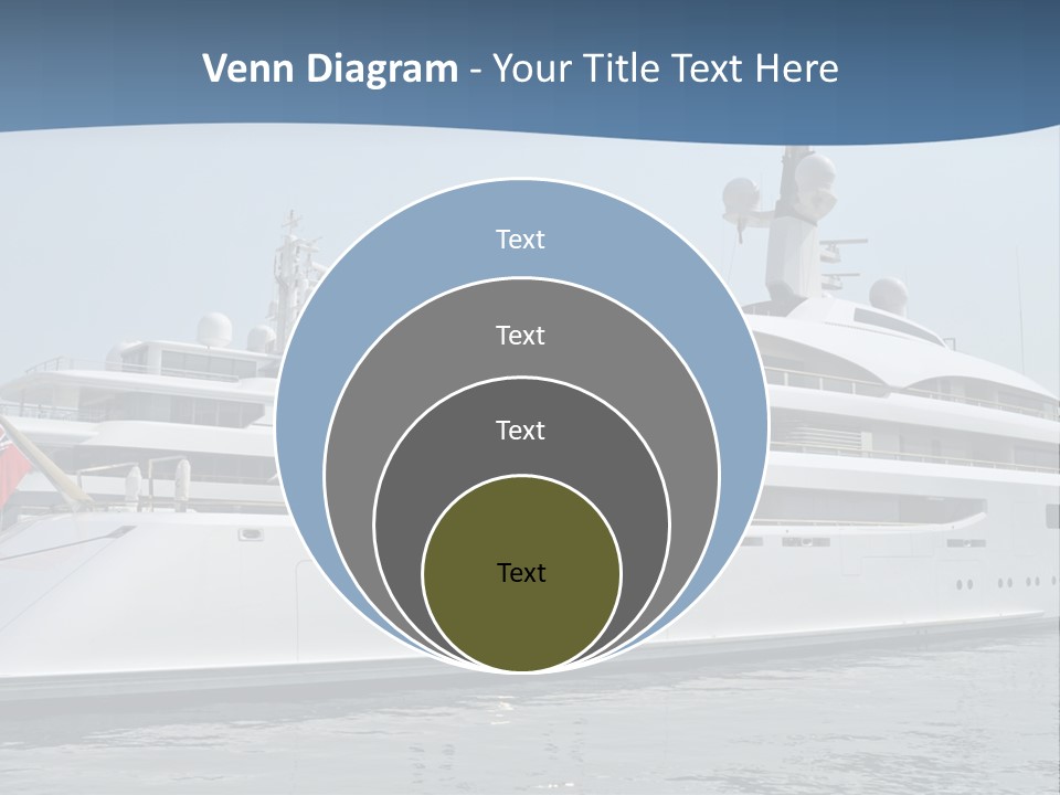 A Large White Boat In A Body Of Water PowerPoint Template