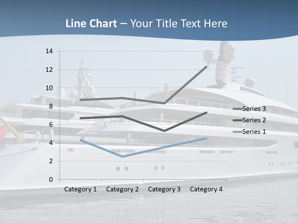 A Large White Boat In A Body Of Water PowerPoint Template