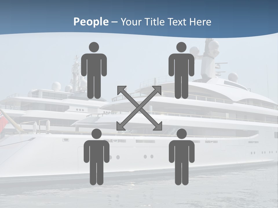 A Large White Boat In A Body Of Water PowerPoint Template