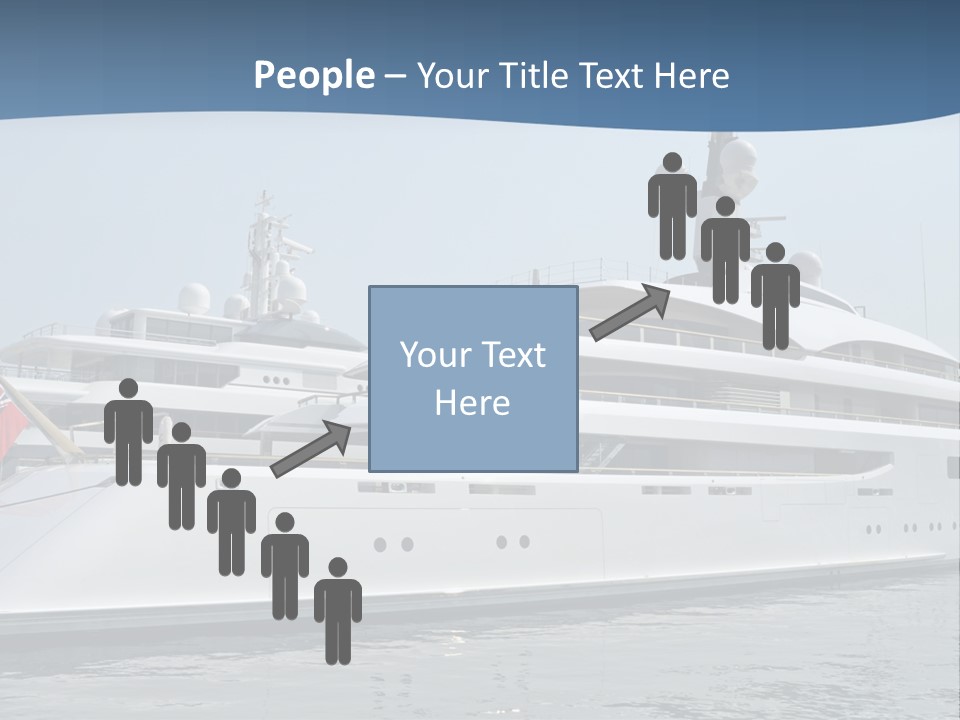 A Large White Boat In A Body Of Water PowerPoint Template