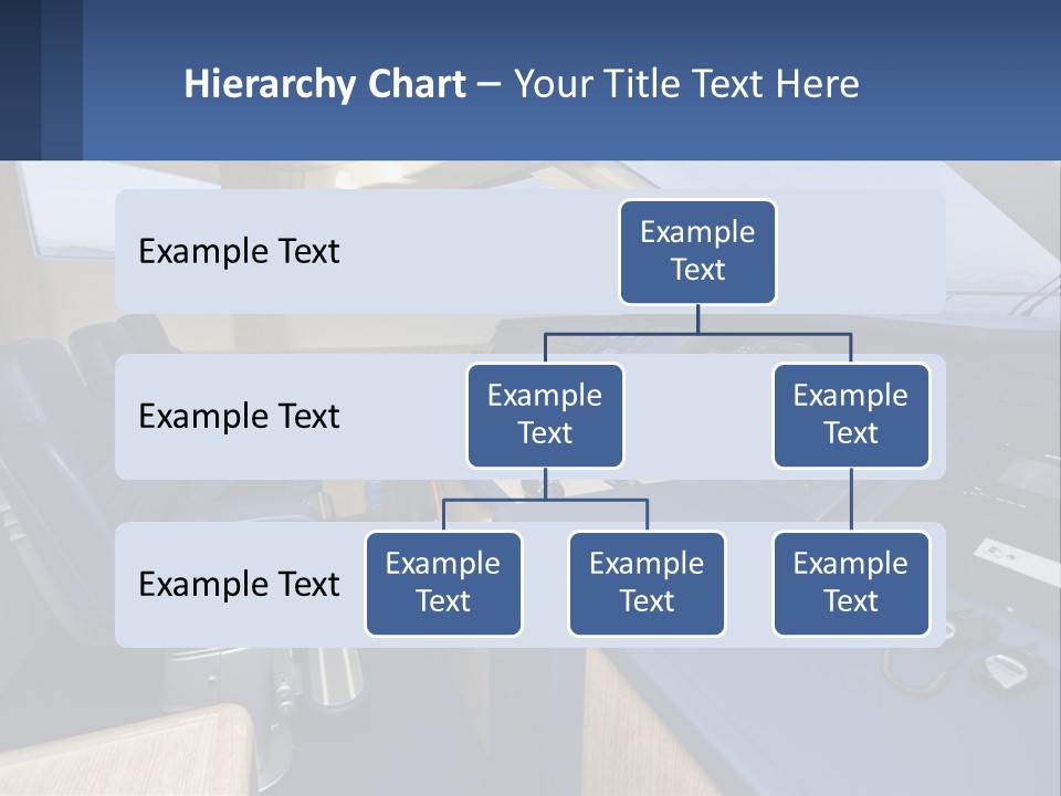 A View Of A Boat's Control Panel From The Cockpit PowerPoint Template