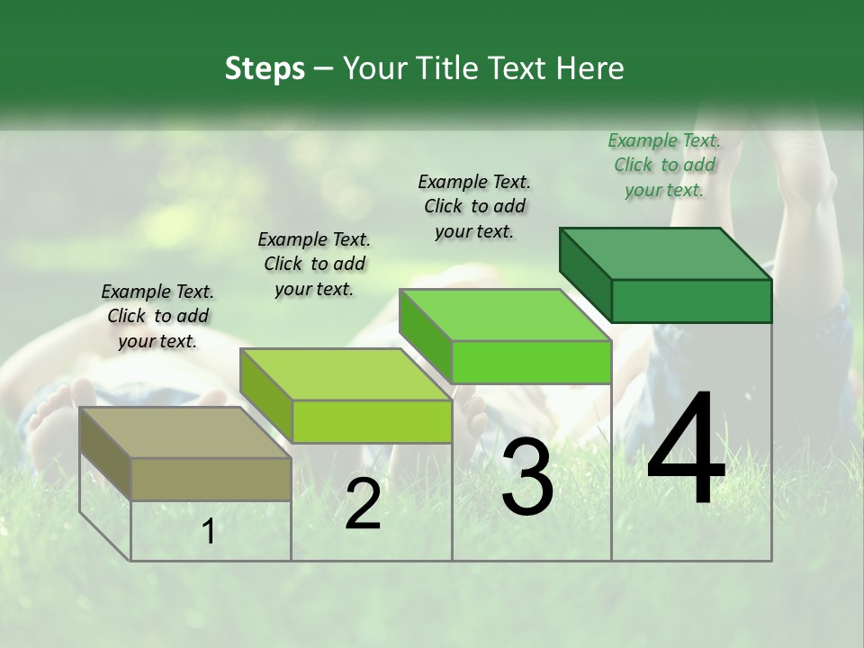 A Group Of People Laying On Top Of A Lush Green Field PowerPoint Template