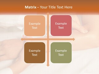 A Woman Getting A Foot Massage From A Man PowerPoint Template