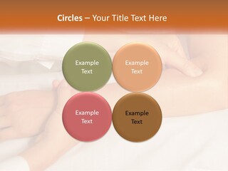 A Woman Getting A Foot Massage From A Man PowerPoint Template