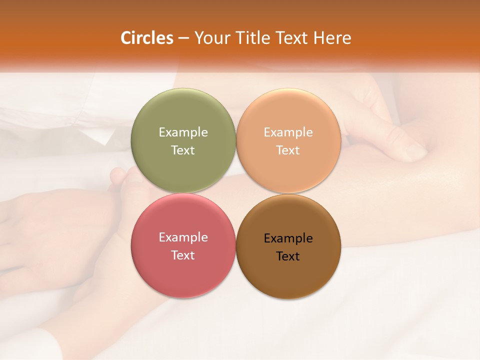 A Woman Getting A Foot Massage From A Man PowerPoint Template