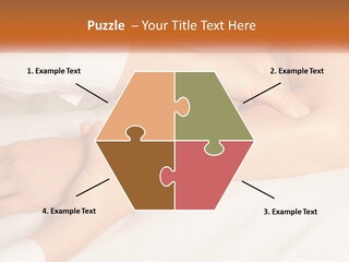 A Woman Getting A Foot Massage From A Man PowerPoint Template