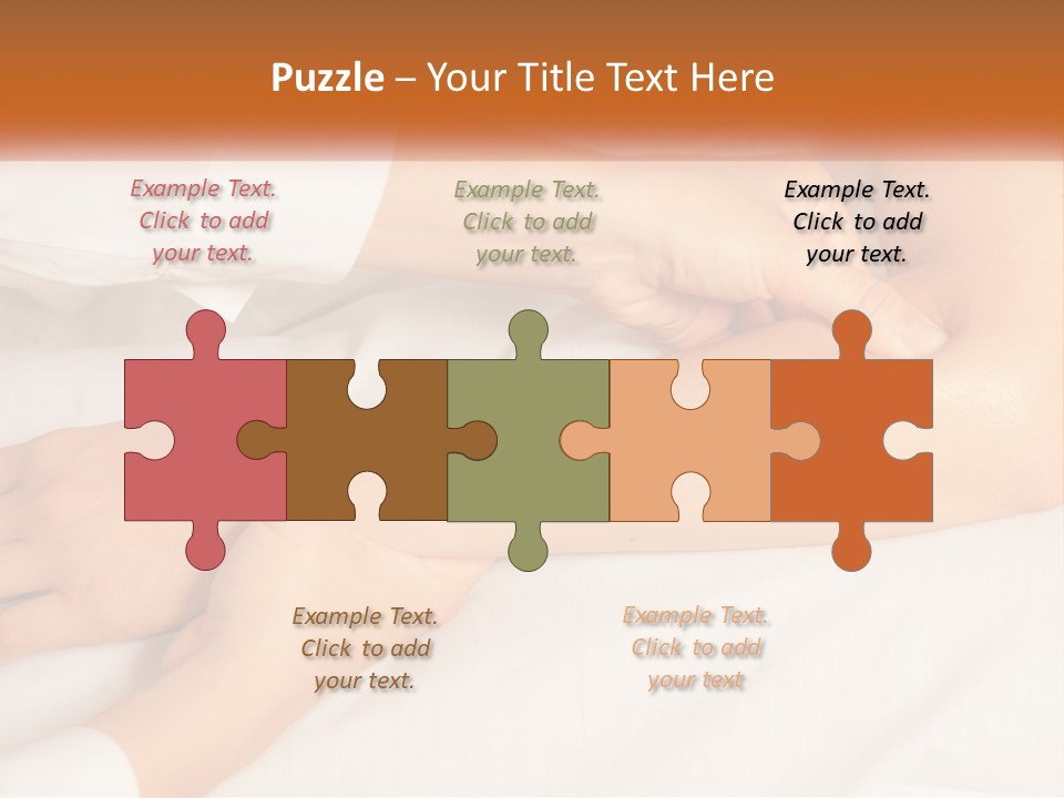 A Woman Getting A Foot Massage From A Man PowerPoint Template