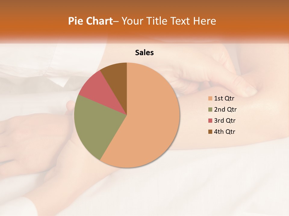 A Woman Getting A Foot Massage From A Man PowerPoint Template