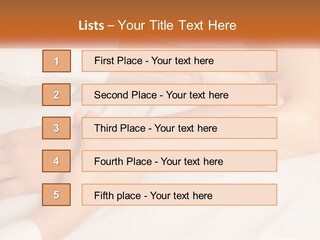 A Woman Getting A Foot Massage From A Man PowerPoint Template