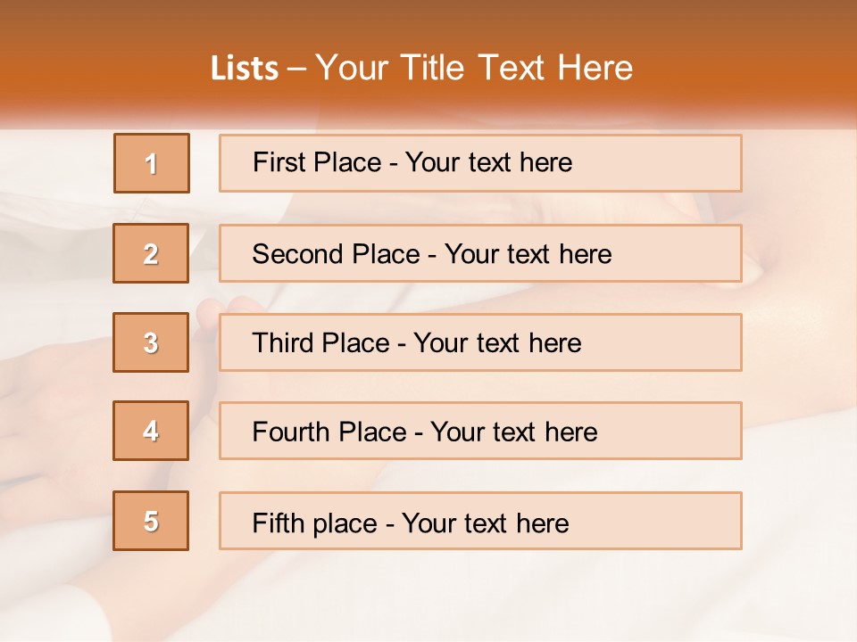 A Woman Getting A Foot Massage From A Man PowerPoint Template