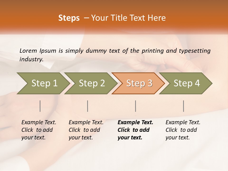 A Woman Getting A Foot Massage From A Man PowerPoint Template