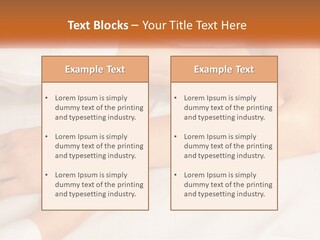 A Woman Getting A Foot Massage From A Man PowerPoint Template