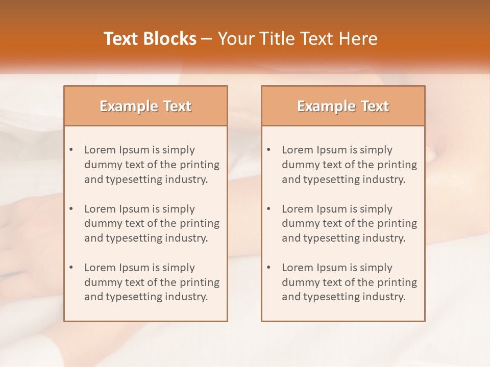A Woman Getting A Foot Massage From A Man PowerPoint Template