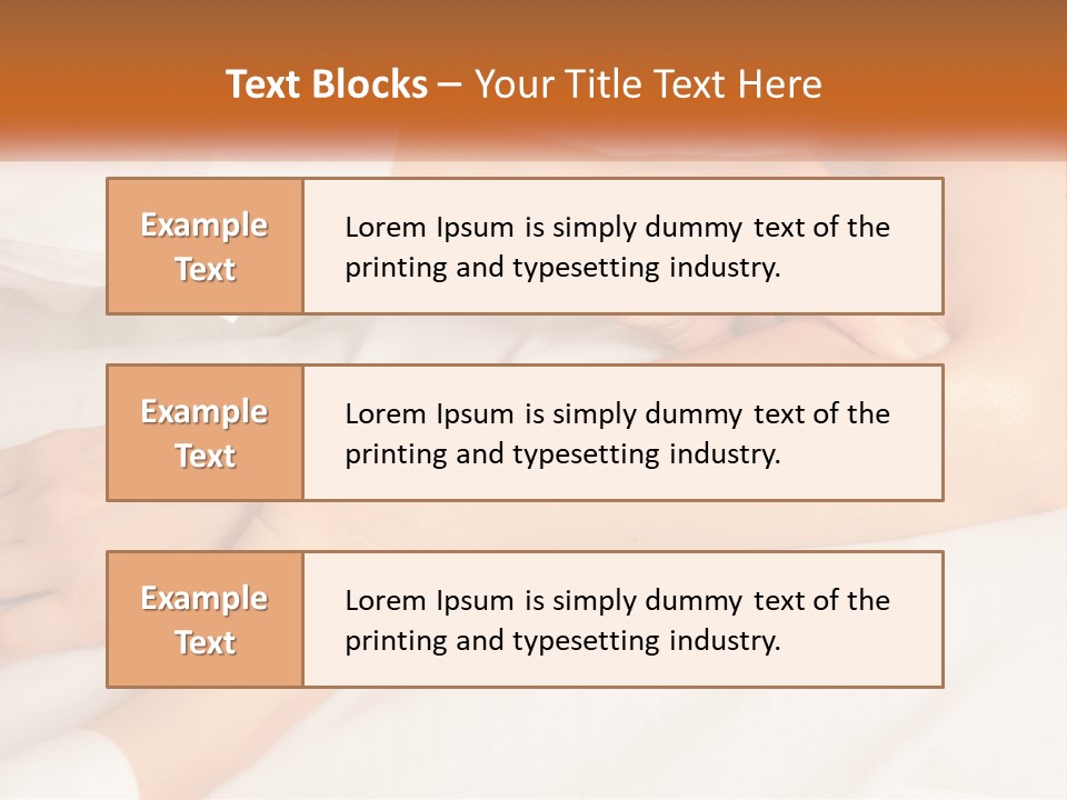 A Woman Getting A Foot Massage From A Man PowerPoint Template