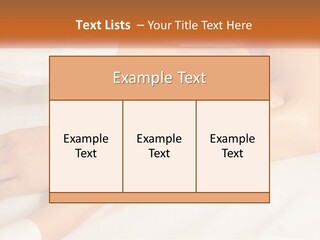 A Woman Getting A Foot Massage From A Man PowerPoint Template