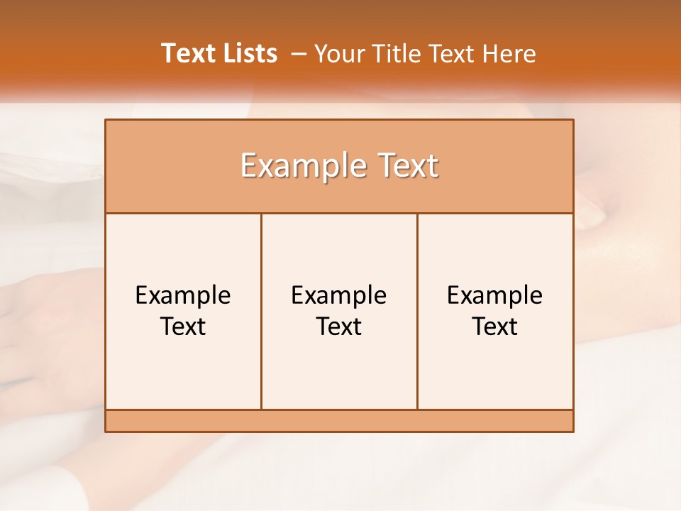 A Woman Getting A Foot Massage From A Man PowerPoint Template