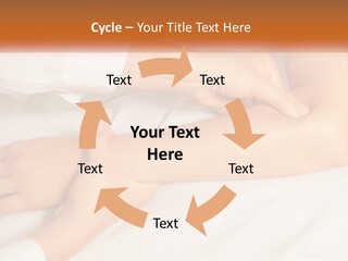 A Woman Getting A Foot Massage From A Man PowerPoint Template