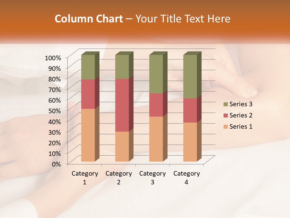 A Woman Getting A Foot Massage From A Man PowerPoint Template