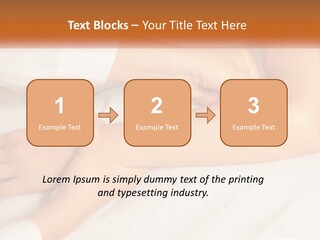 A Woman Getting A Foot Massage From A Man PowerPoint Template