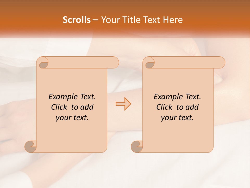 A Woman Getting A Foot Massage From A Man PowerPoint Template