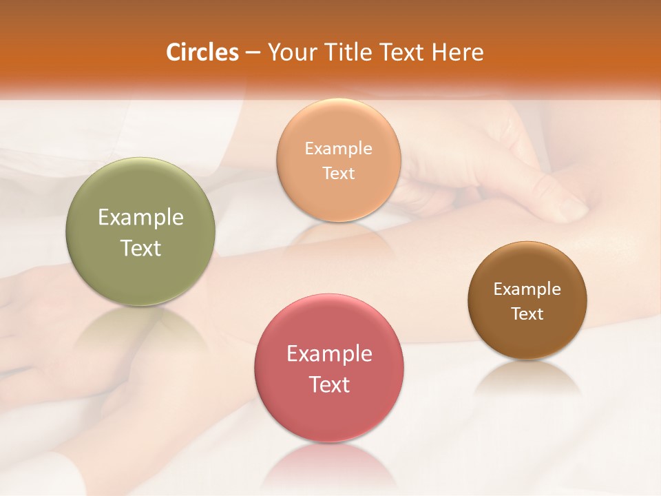 A Woman Getting A Foot Massage From A Man PowerPoint Template