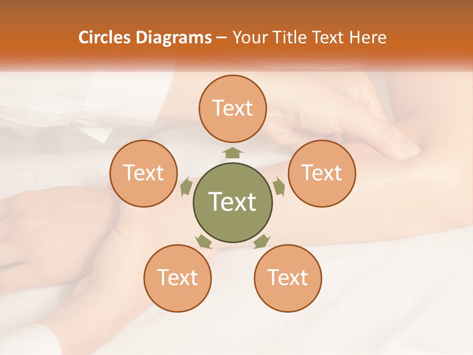 A Woman Getting A Foot Massage From A Man PowerPoint Template