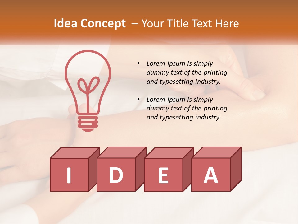 A Woman Getting A Foot Massage From A Man PowerPoint Template