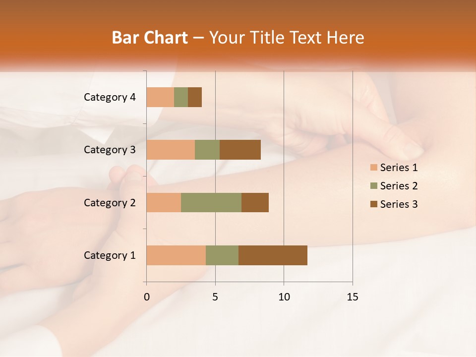 A Woman Getting A Foot Massage From A Man PowerPoint Template