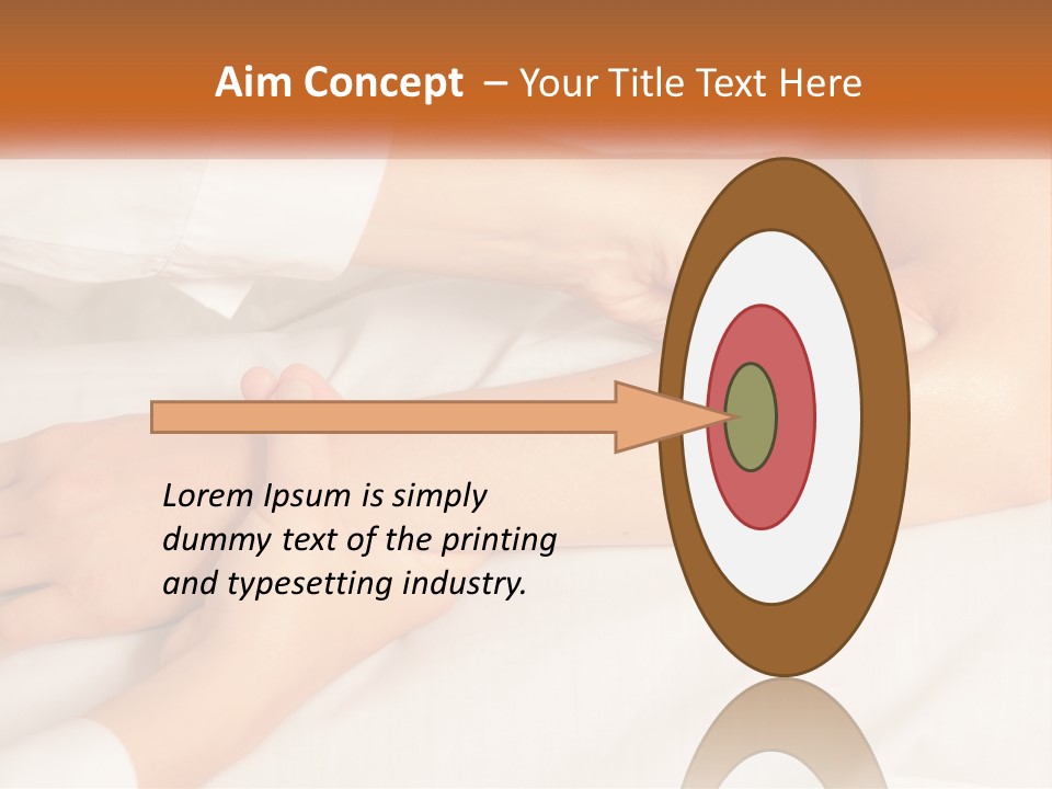 A Woman Getting A Foot Massage From A Man PowerPoint Template